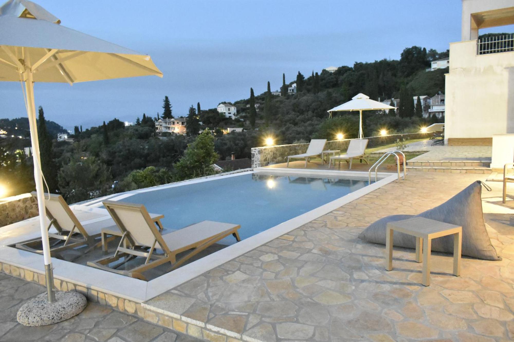 Corfu View Deluxe Villa Perama  Ngoại thất bức ảnh